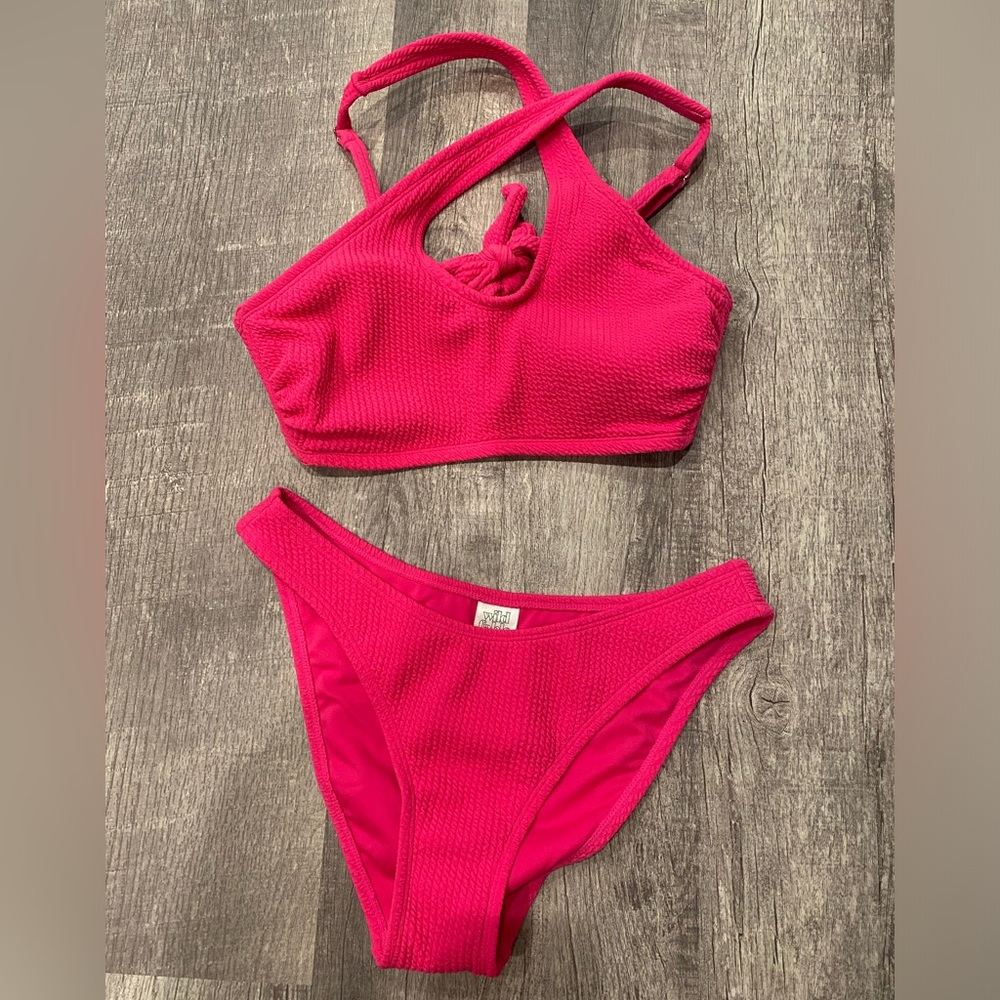 Wild Fable Hot Pink Bikini Set